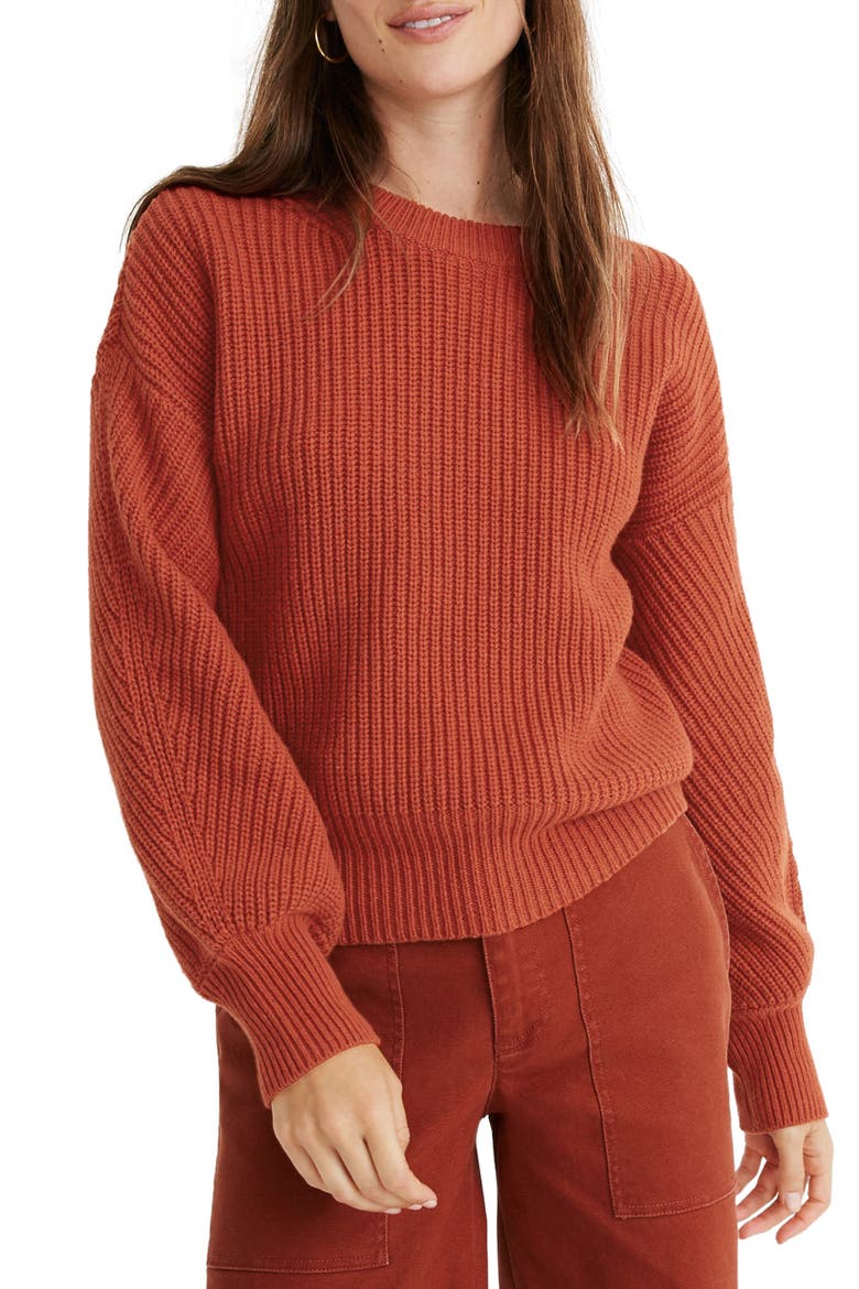 Fairbanks Pullover Sweater, Main, color, SOUTHWESTERN CLAY