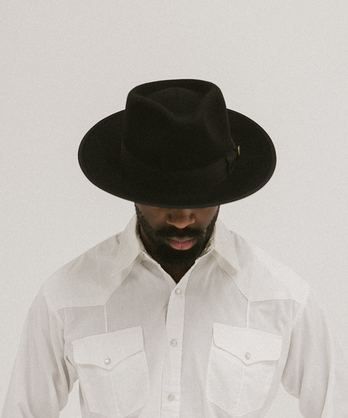 Two Roads Hat Co. Waterloo Fedora In Black