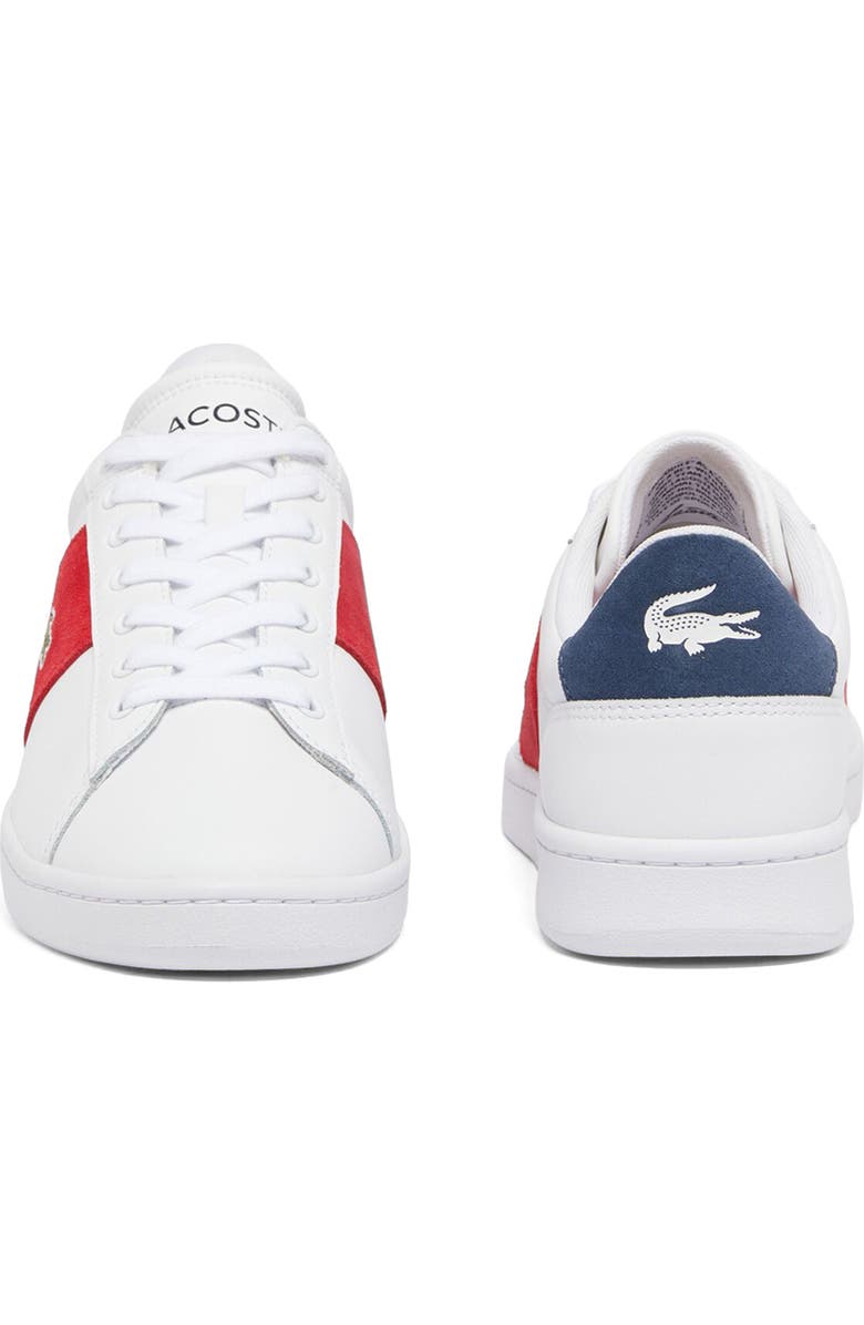 Lacoste Carnaby Sneaker, Alternate, color, White/ Red