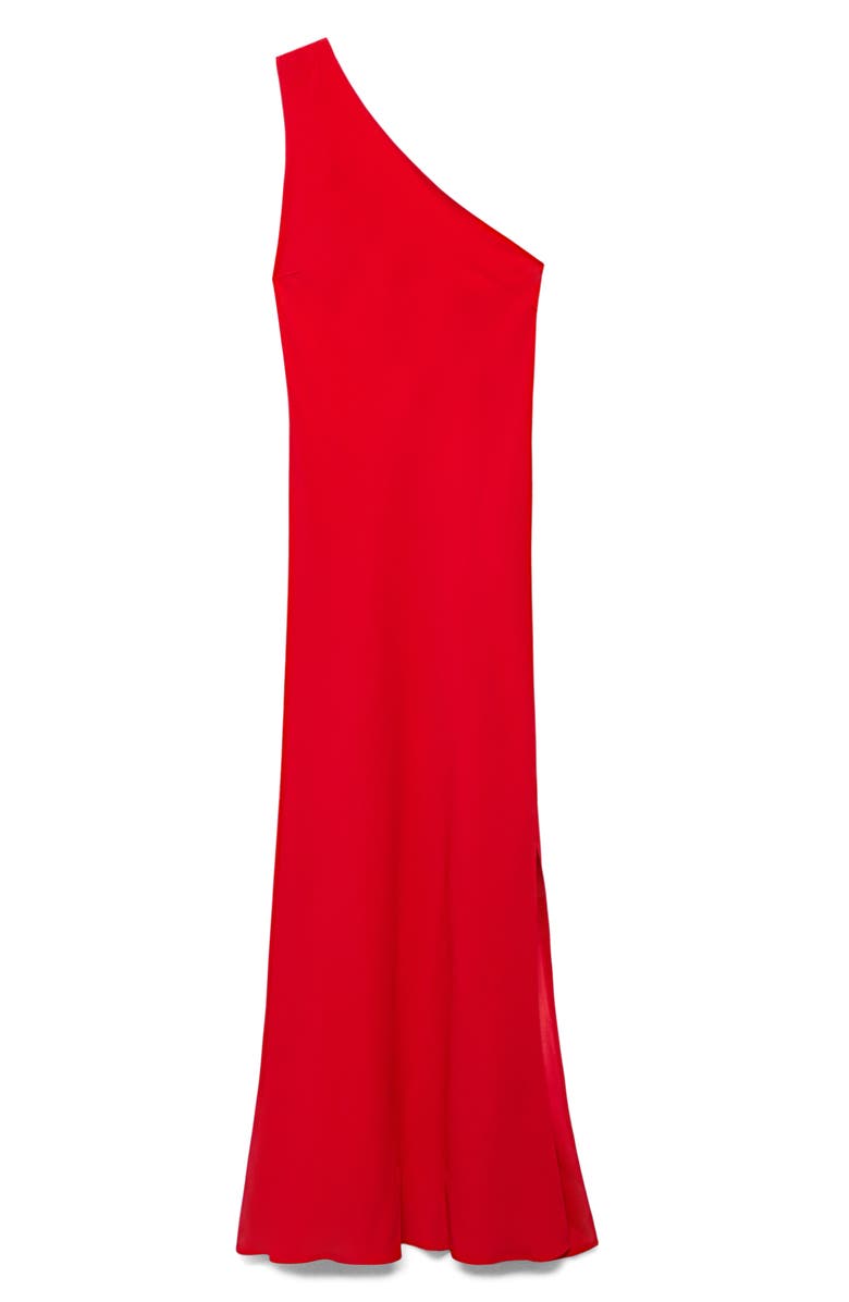 MANGO Asymmetric One-Shoulder Gown, Alternate, color, 