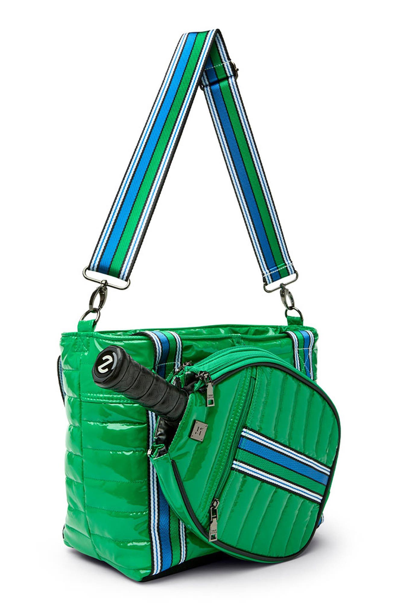 Ace of the Court Pickleball Bag, Alternate, color, CLUB GREEN PATENT