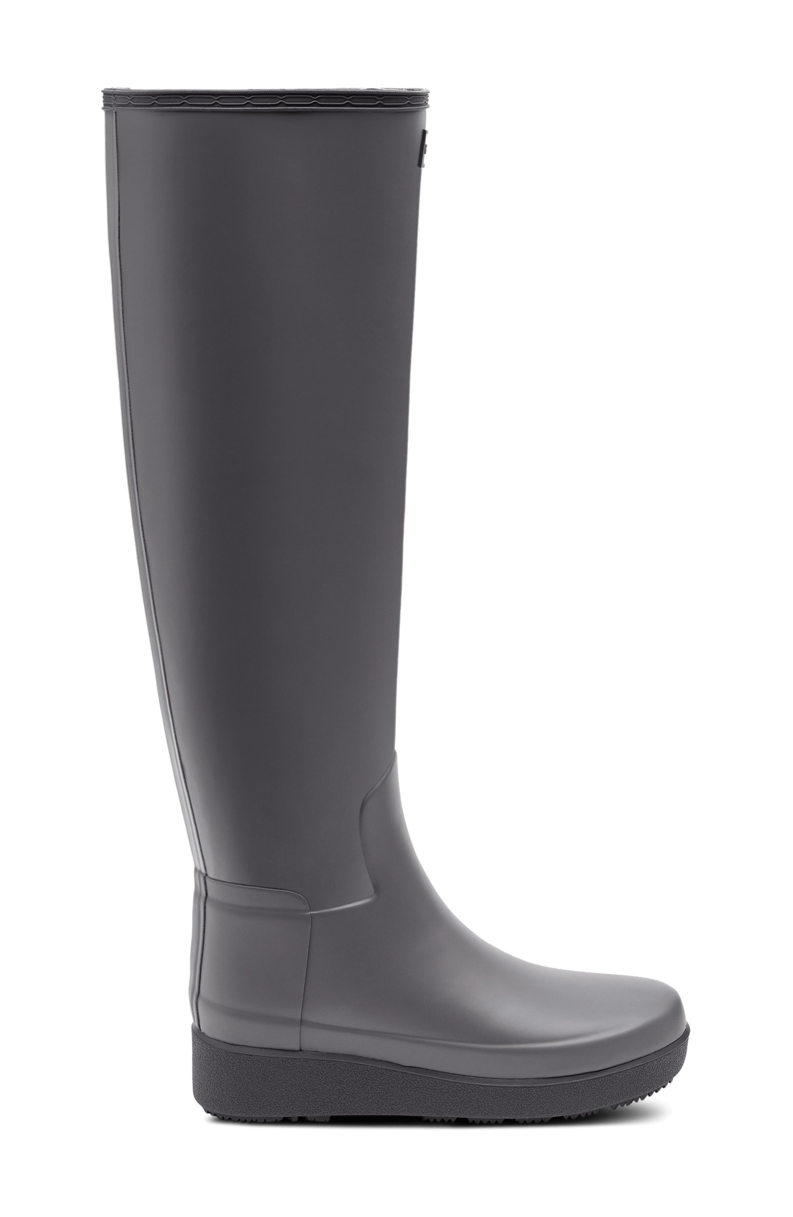 Hunter Refined Creeper Over the Knee Rain Boot, Alternate, color, 