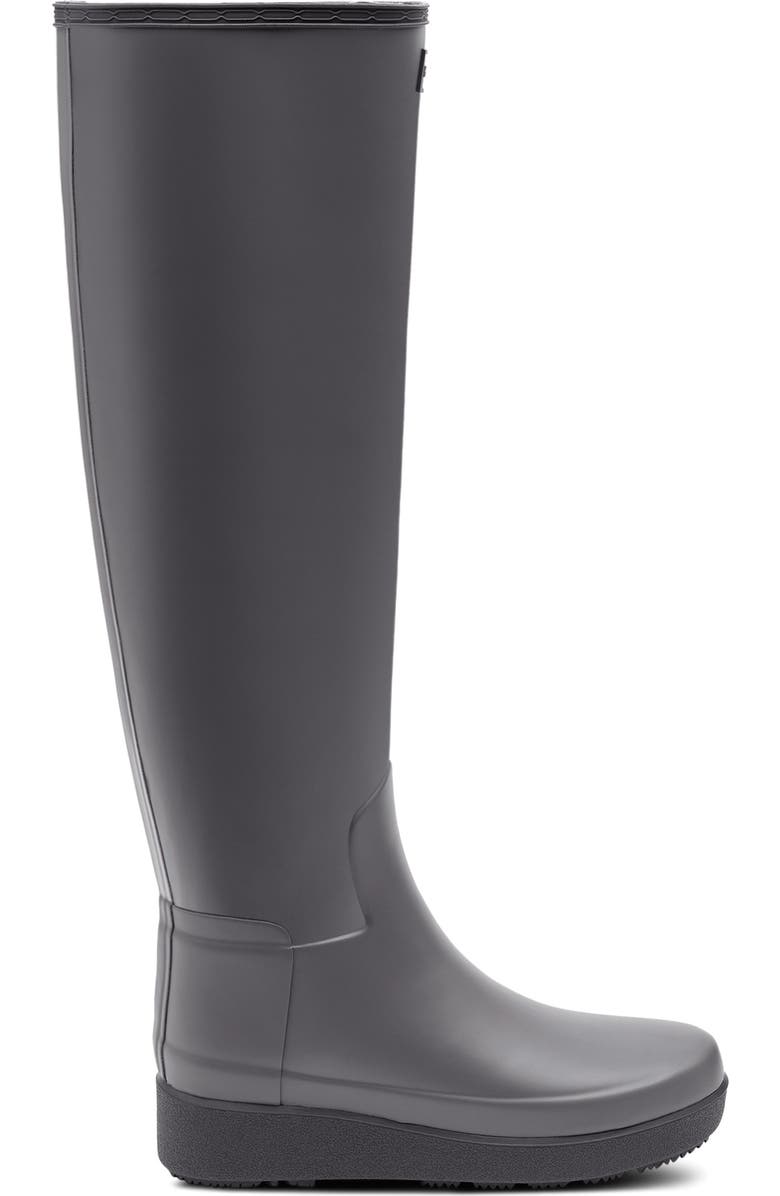 Hunter Refined Creeper Over the Knee Rain Boot, Alternate, color,