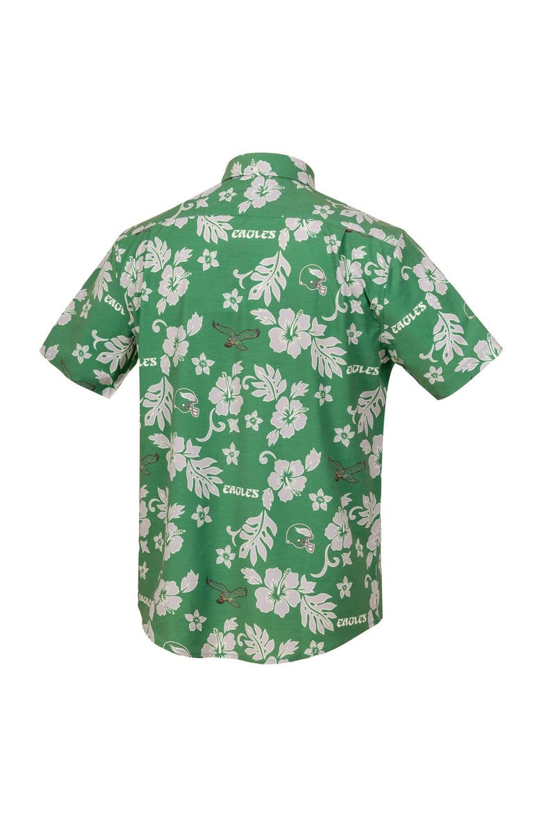 Men's Reyn Spooner  Kelly Green Philadelphia Eagles Kekai Performance Button-Down Top, Alternate, color, Kelly Green