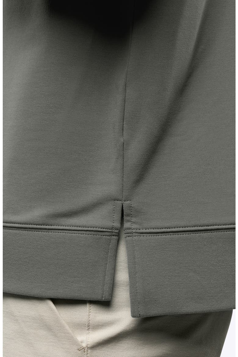 Hyperloop Split Hem Sweatshirt, Alternate, color, CASTOR GREY