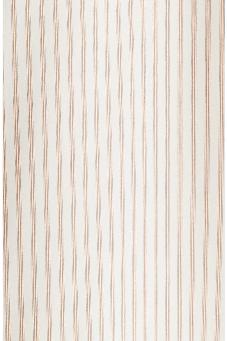 Stripe Relaxed Fit Button-Up Shirt, Alternate, color, BROWN STRIPE