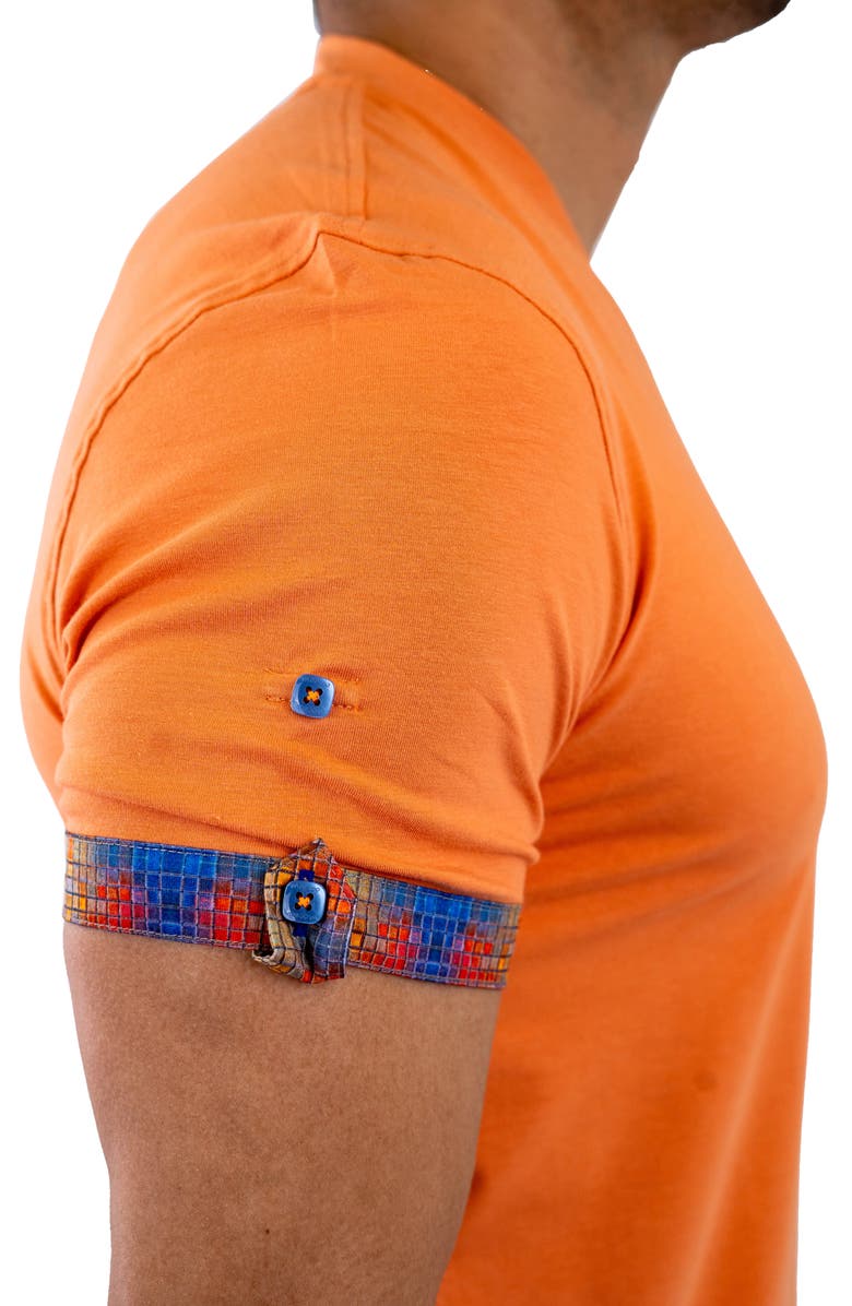 Maceoo Vivaldi V-Neck T-Shirt, Alternate, color, Orange
