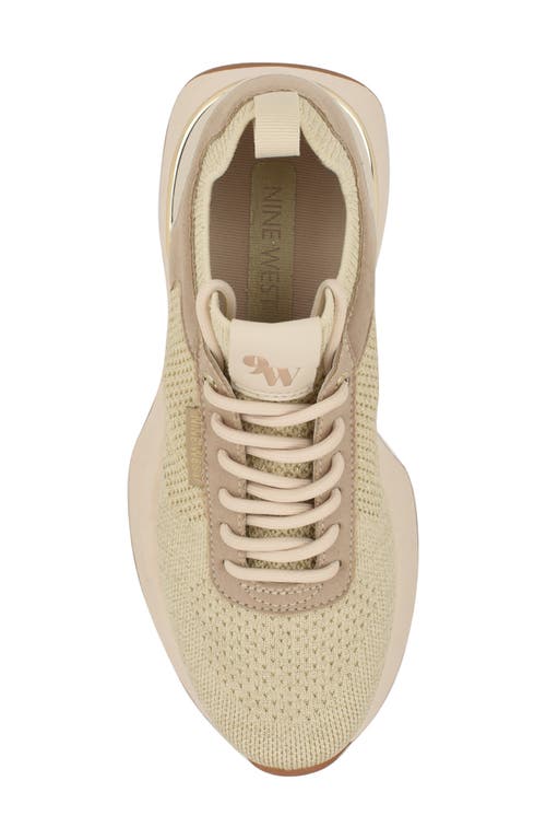 Nine West Women's Freska Casual Round Toe Sneakers In Light Natural
