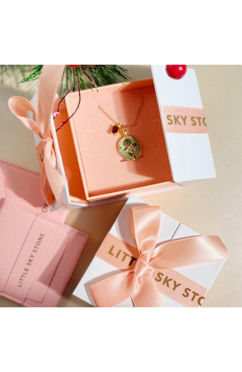 Little Sky Stone Seraphina Celeste Stud Earrings, Alternate, color, Tsavorite / Peridot