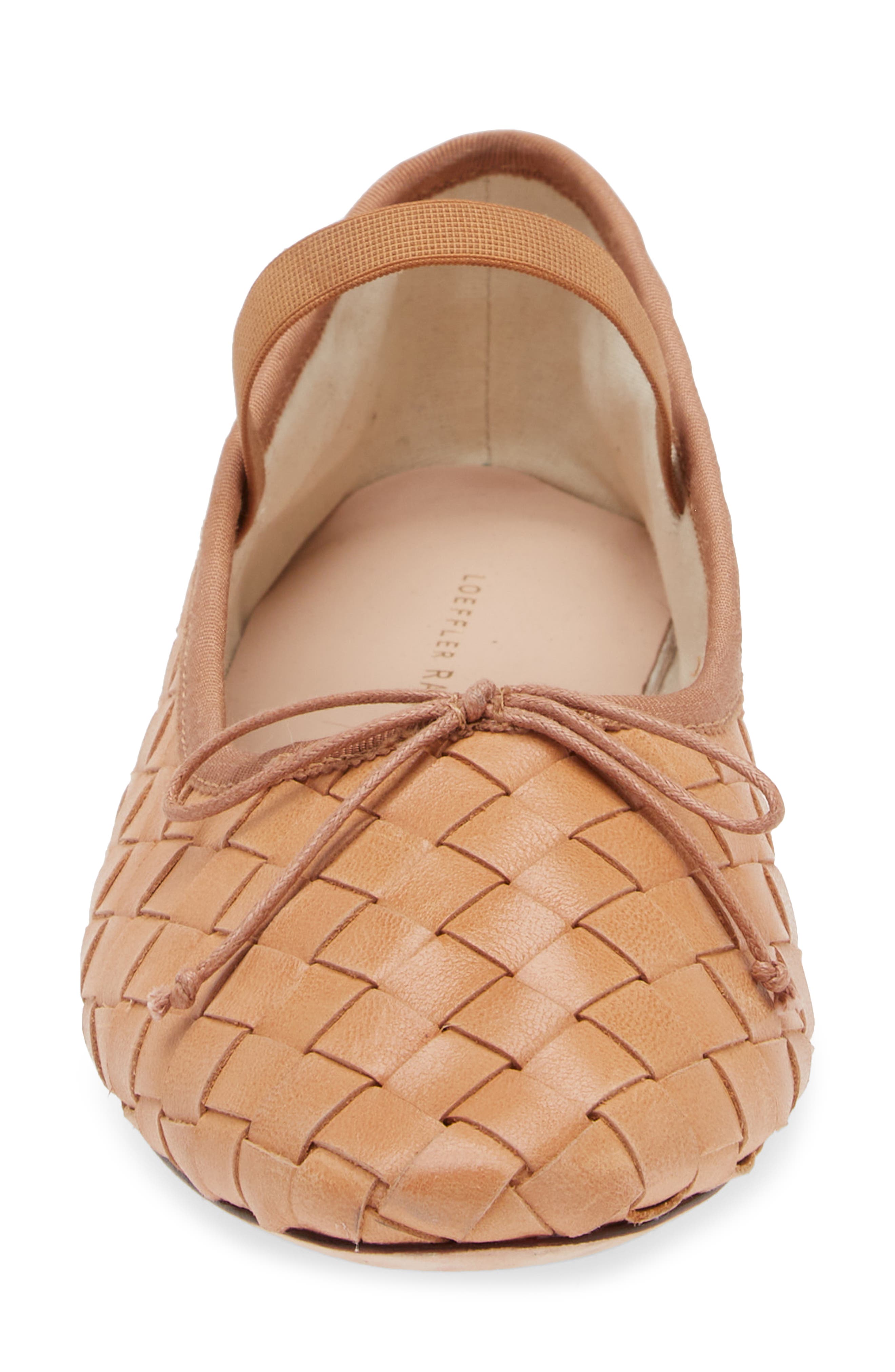 Loeffler Randall Leonie Soft Mary Jane Ballet Flat, Alternate, color, Honey