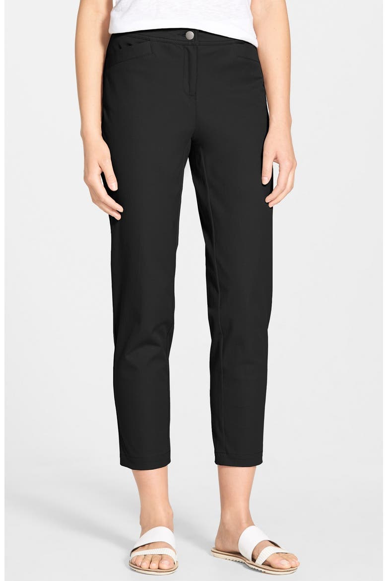 Slim Ankle Pant, Main, color, BLACK