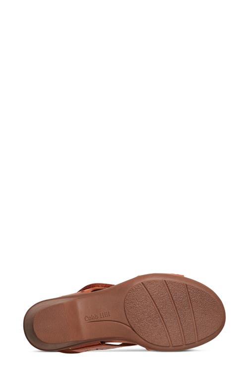 Shop Rockport Cobb Hill Corria Slingback Sandal In Medium Natural