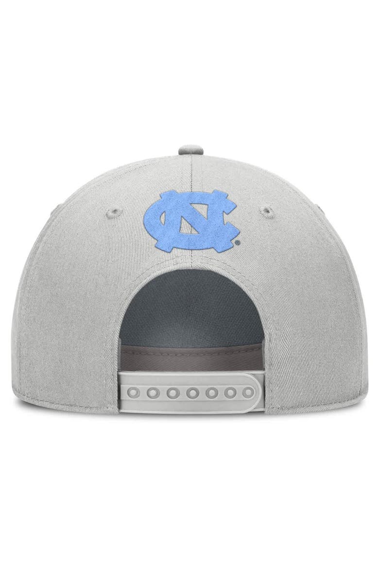 Men's Jordan Brand Gray North Carolina Tar Heels 2025 Sideline Dust Pinched Rise Adjustable Hat, Alternate, color, Gray