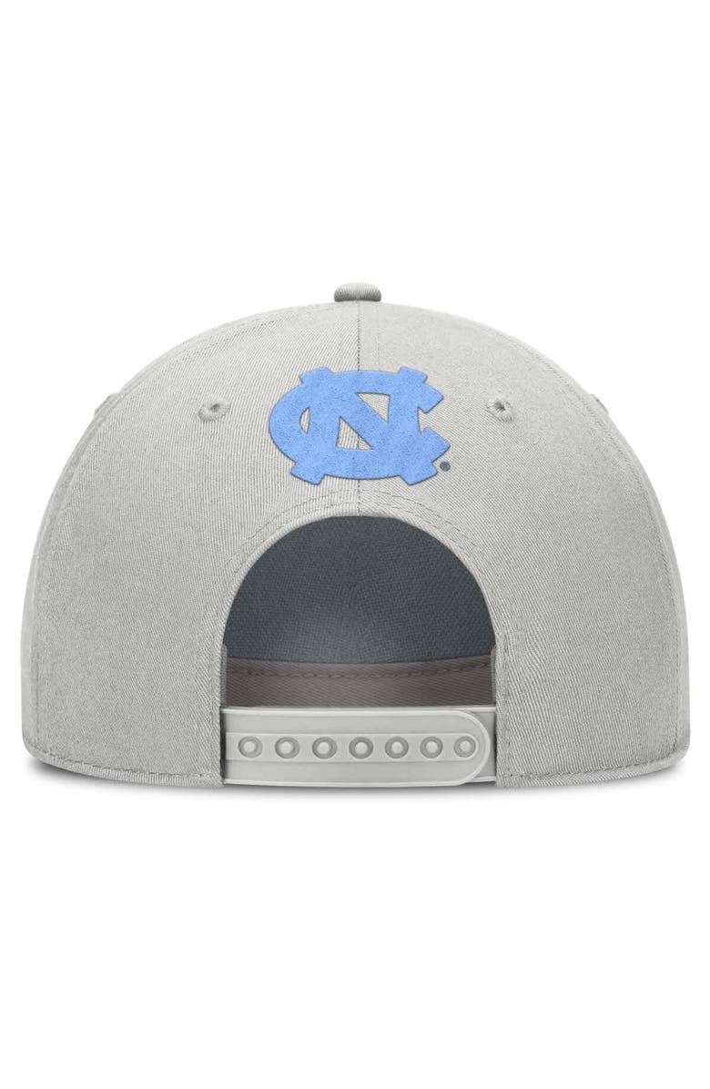 Jordan Brand Men's Jordan Brand Gray North Carolina Tar Heels 2025 Sideline Dust Pinched Rise Adjustable Hat, Alternate, color, Gray