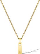 Vincero Men's Initial Pendant Necklace