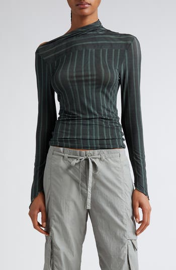 Paloma Wool Viernes Stripe Asymmetric Top | Nordstrom