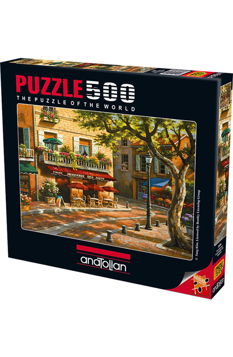 Anatolian Brasserie Des Arts 500 piece Jigsaw Puzzle for Adults, Main, color, Multicolor