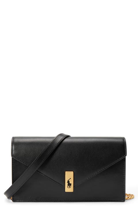 Sport Calf Leather Chain Wallet