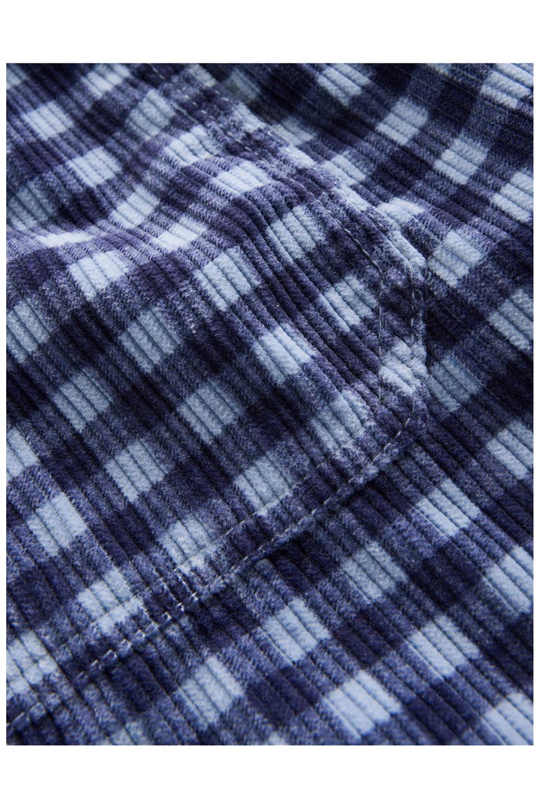 Kids' Gingham Pull-On Corduroy Trousers, Alternate, color, FADED GINGHAM DENIM
