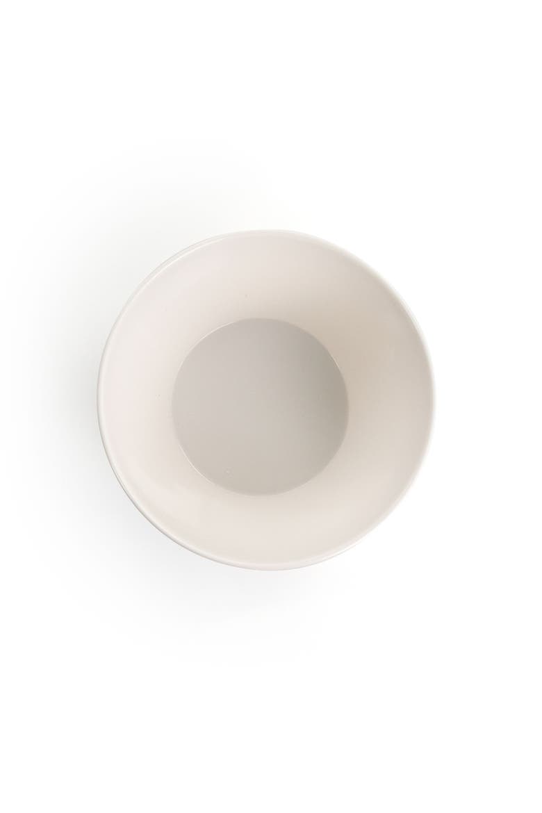 Crafted Clay 12 Piece Melamine Dinnerware Set, Alternate, color, White