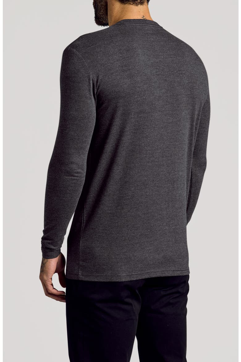 Tall Classic Long Sleeve T-Shirt, Alternate, color, CHARCOAL GREY