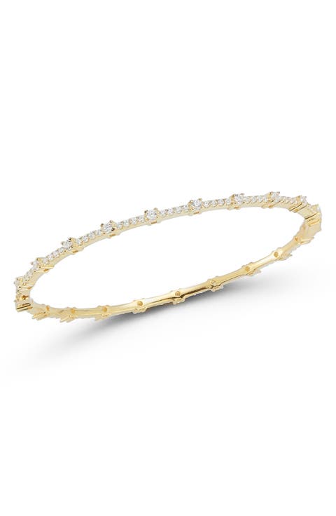 Cubic Zirconia Bangle Bracelet