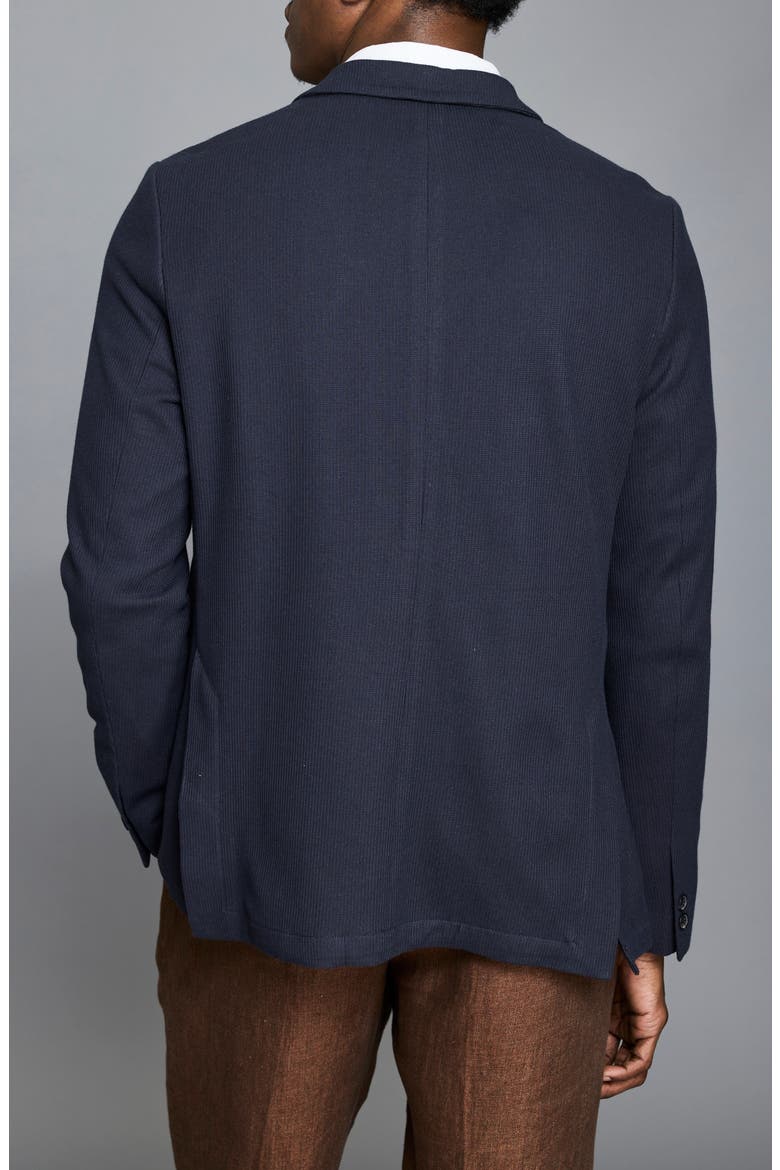 Giles Knit Sport Coat, Alternate, color, NAVY