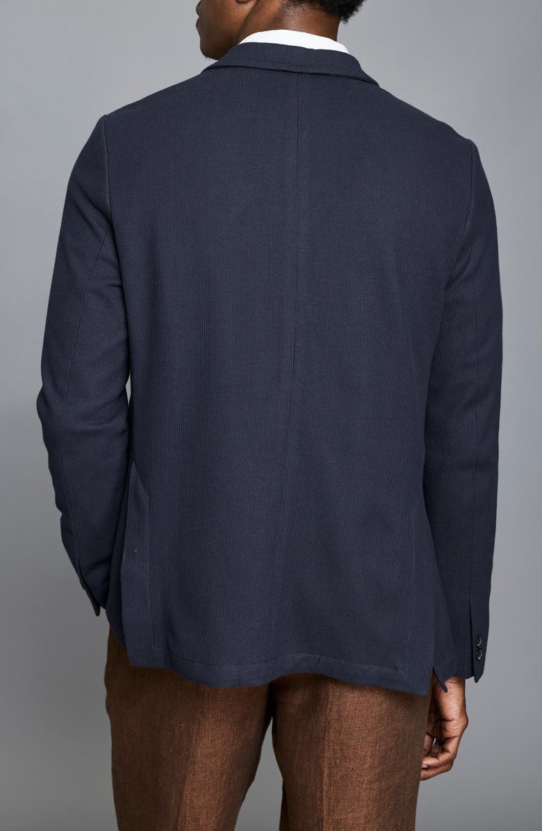 Billy Reid Giles Knit Sport Coat, Alternate, color, Navy