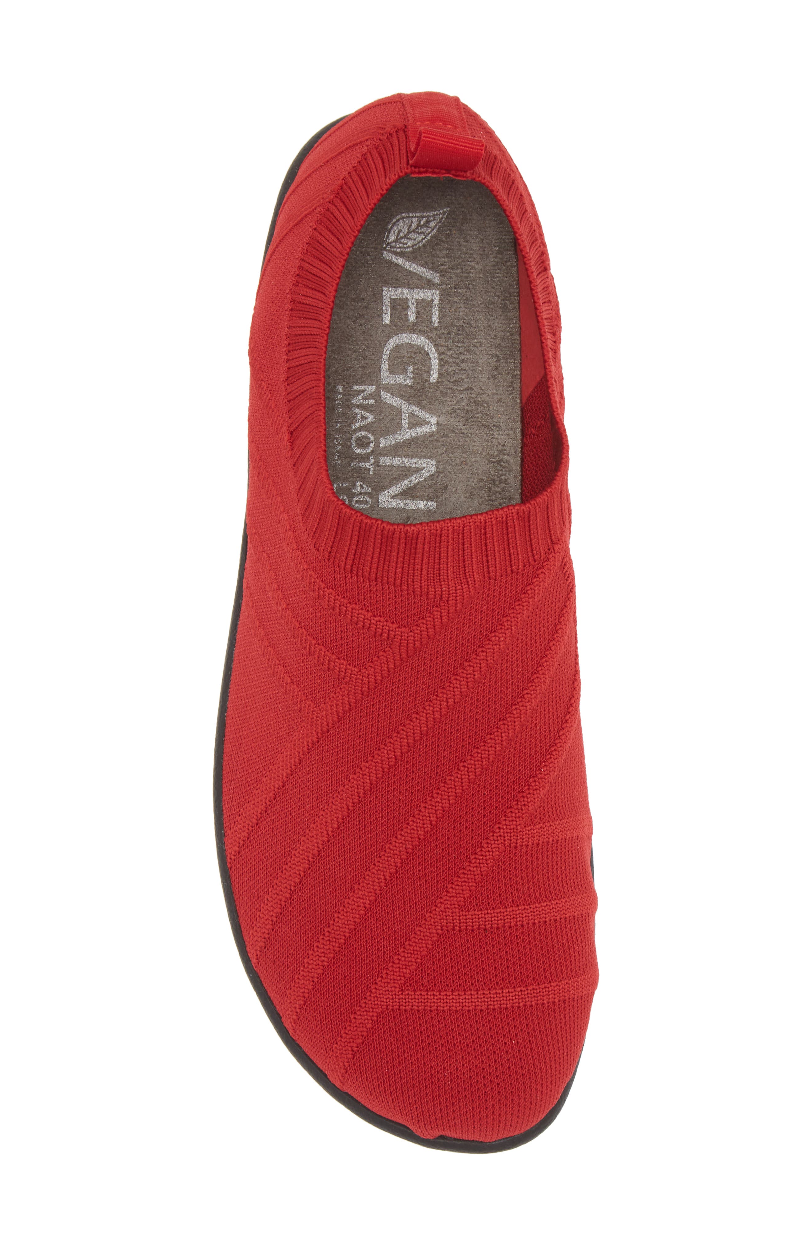 Okahu Sneaker, Alternate, color, RED KNIT