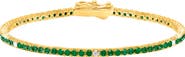 Crislu Cubic Zirconia Tennis Bracelet