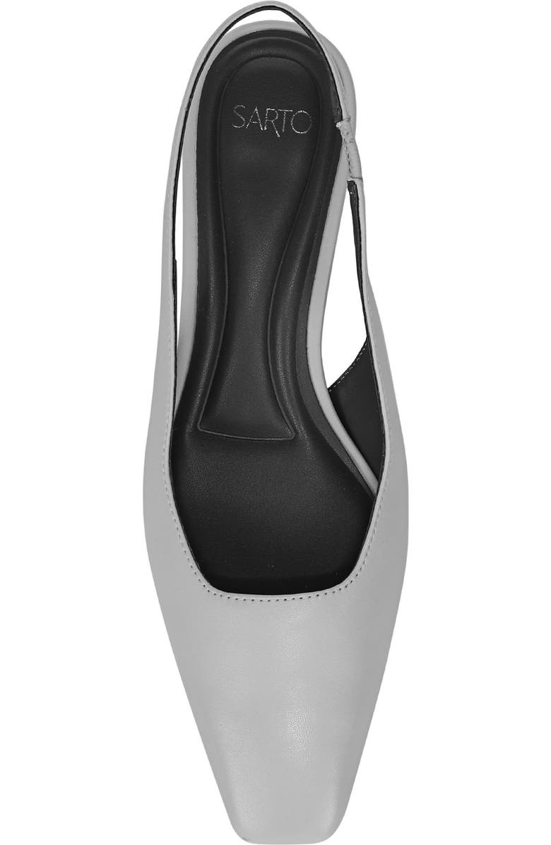 SARTO by Franco Sarto Raven Slingback Kitten Heel Pump, Alternate, color, Soft Grey
