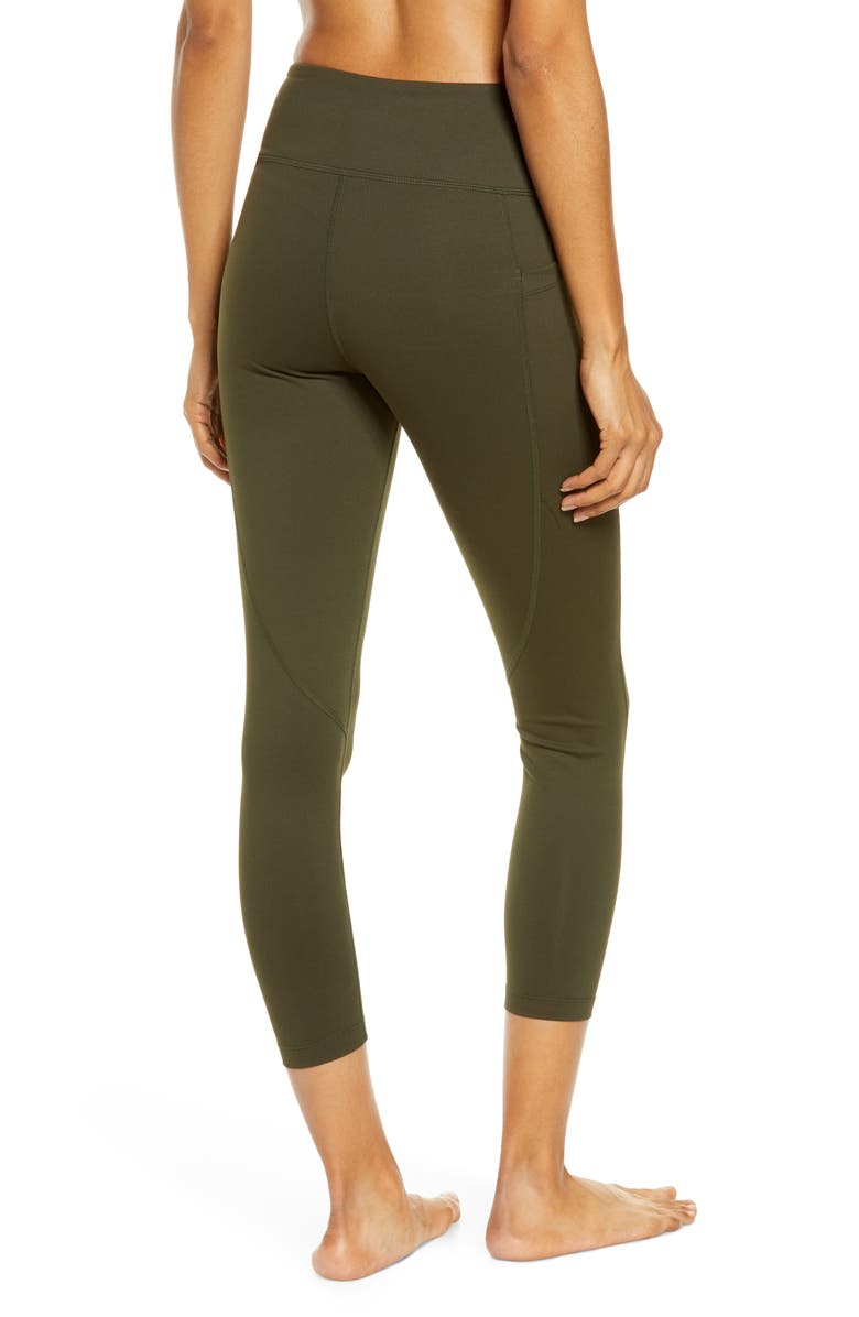 Zella Live In High Waist Pocket 7/8 Leggings, Alternate, color,