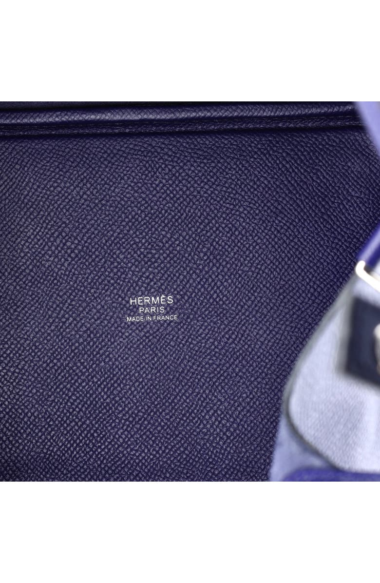 Pre-Owned Hermes Picotin Lock Bag Tressage Epsom PM, Alternate, color, Bleu Encre/Noir/Brique