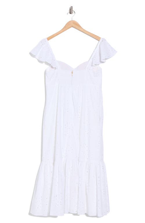 Lilly Pulitzer ® Lantana Flutter Sleeve Dress In White