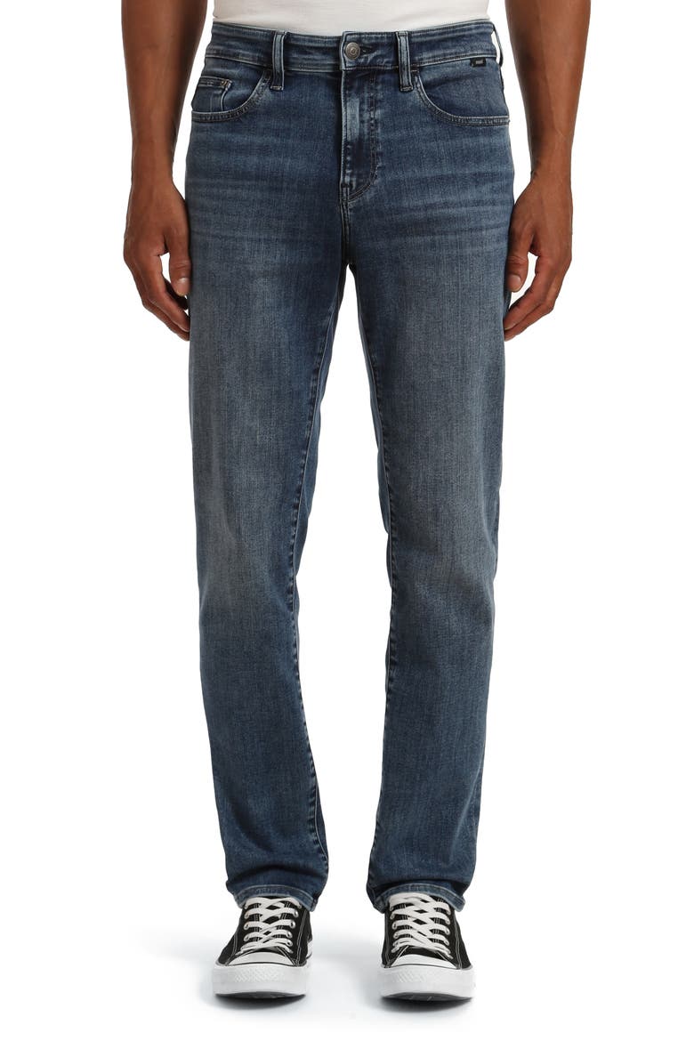 Steve Athletic Slim Fit Jeans, Main, color, DARK USED SUPERMOVE