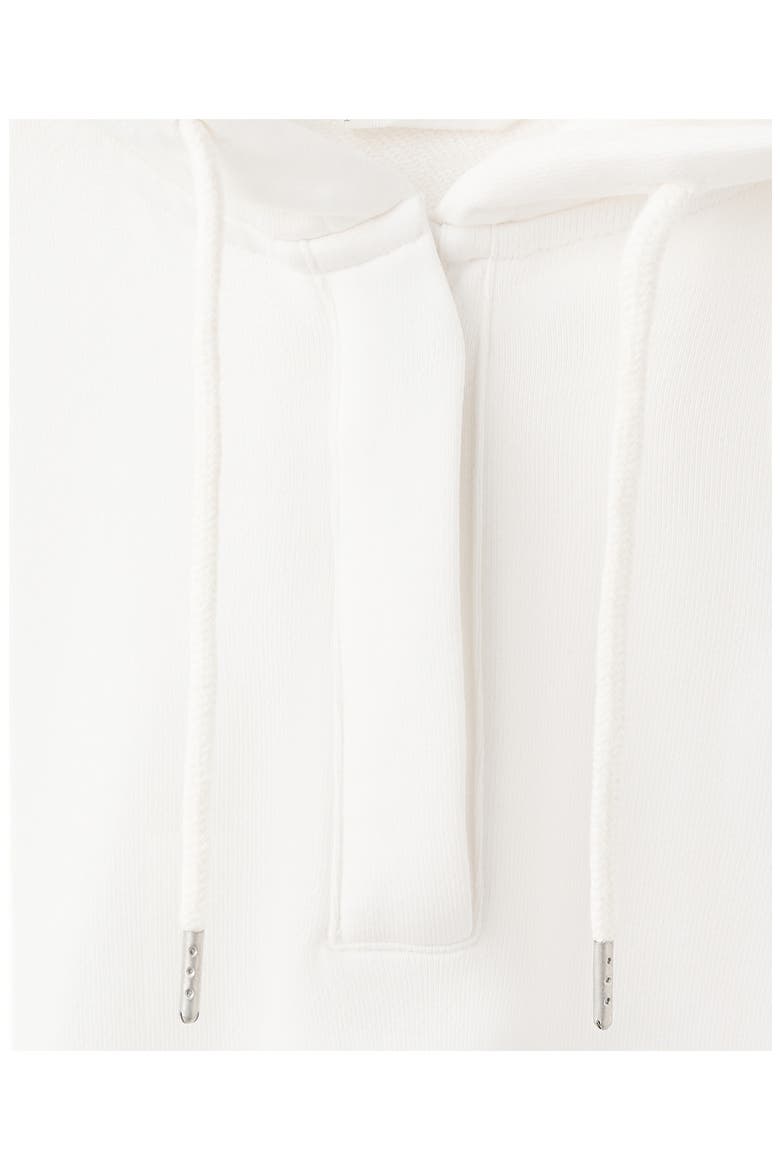 Message Graphic Cotton Hoodie, Alternate, color, OFF WHITE
