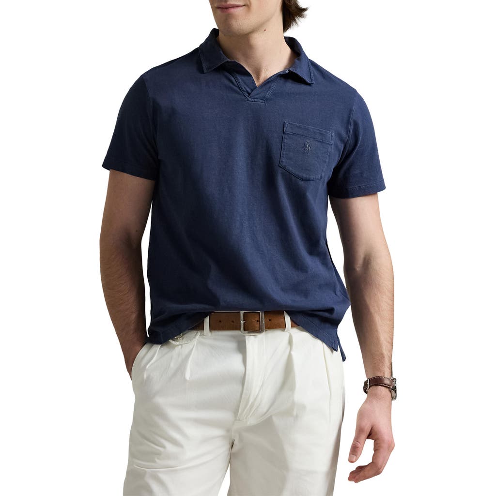Polo Ralph Lauren Spugna Polo In Newport Navy