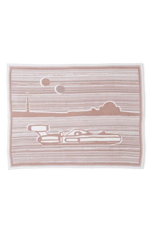 Barefoot Dreams X Star Wars Cozychic® Landspeeder Throw Blanket In Adobe Multi