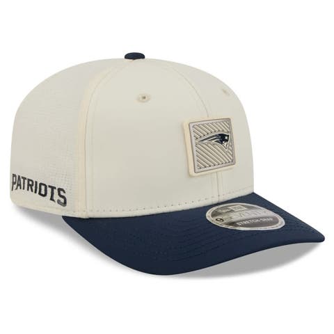 Men's New Era  Cream/Navy New England Patriots 2026 NFL Training Camp 9SEVENTY Adjustable Hat