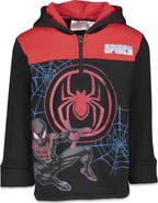 Marvel Spider-Man Fleece Quarter-Zip Hoodie