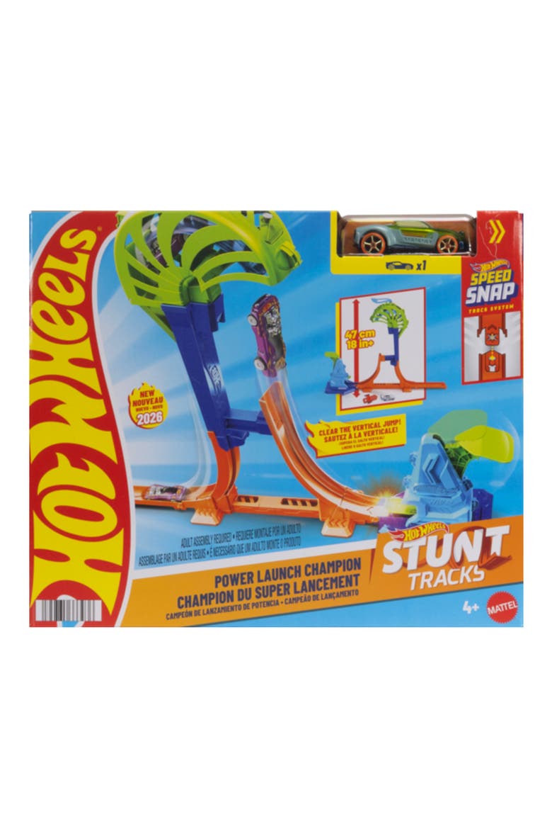 Stunt Tracks Power Launch Champion Track Set, Alternate, color, ASST