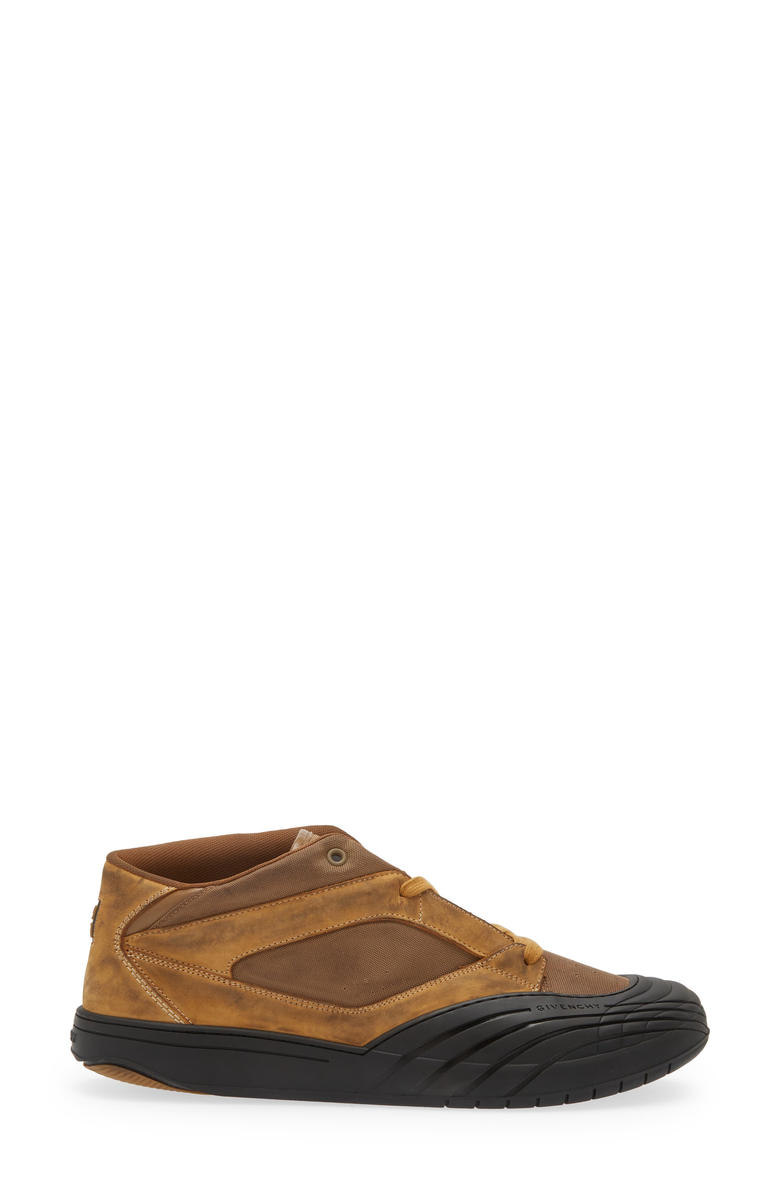 Givenchy Show Line Mid Top Skate Sneaker, Alternate, color, Beige