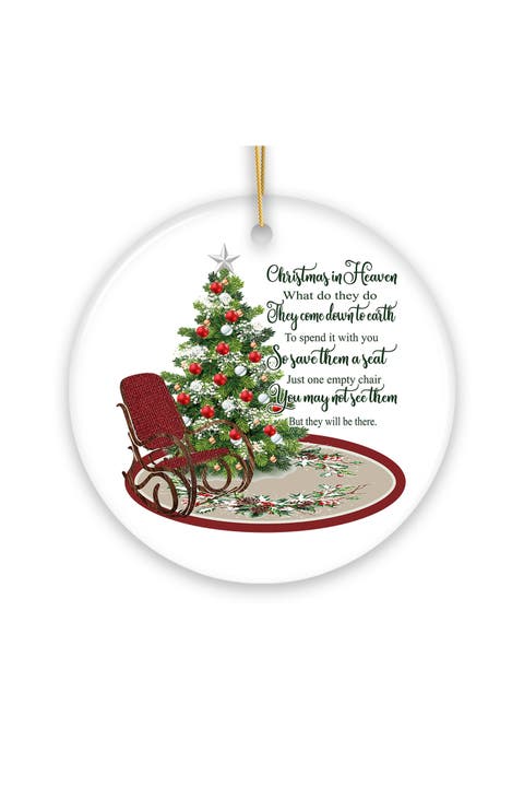 Christmas In Heaven Rocking Chair Ornament - Version 1