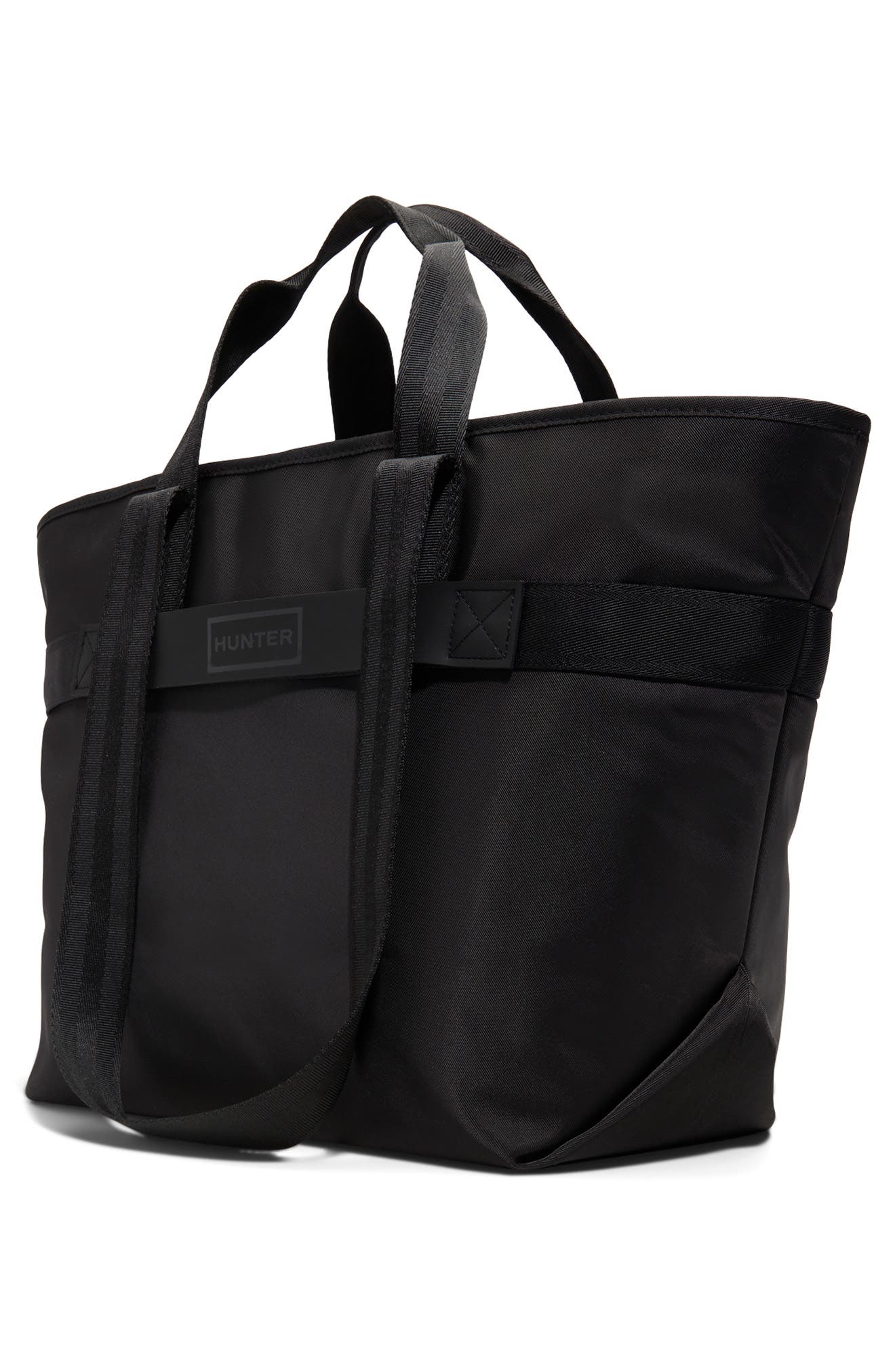 Hunter Laptop Pocket Tote Bag, Alternate, color, Other Black