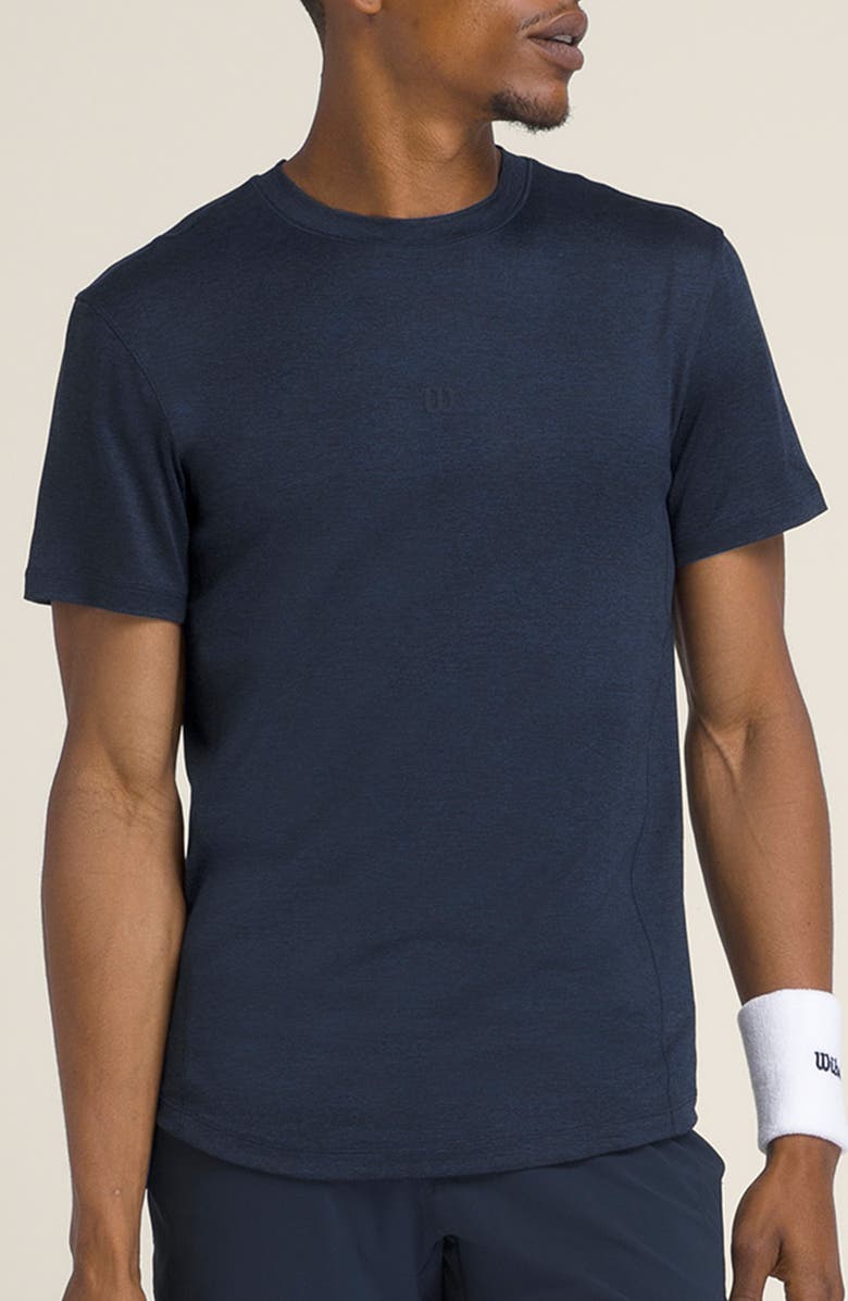 WILSON Everyday Performance T-Shirt, Main, color, Classic Navy