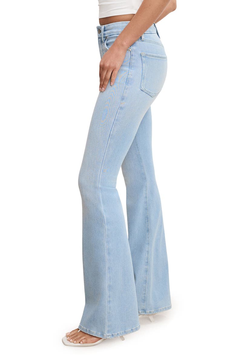Soft-Tech Good Legs Flare Jeans, Alternate, color, INDIGO841