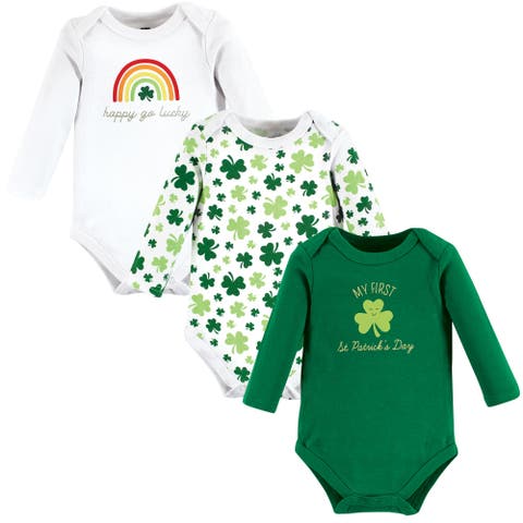 Infant Breathable Cotton Long-Sleeve Bodysuit Bundle 3 Count (Baby)