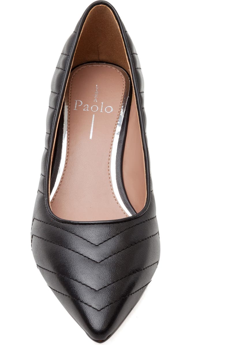 Linea Paolo Odie Pointed Toe Pump, Alternate, color, Black