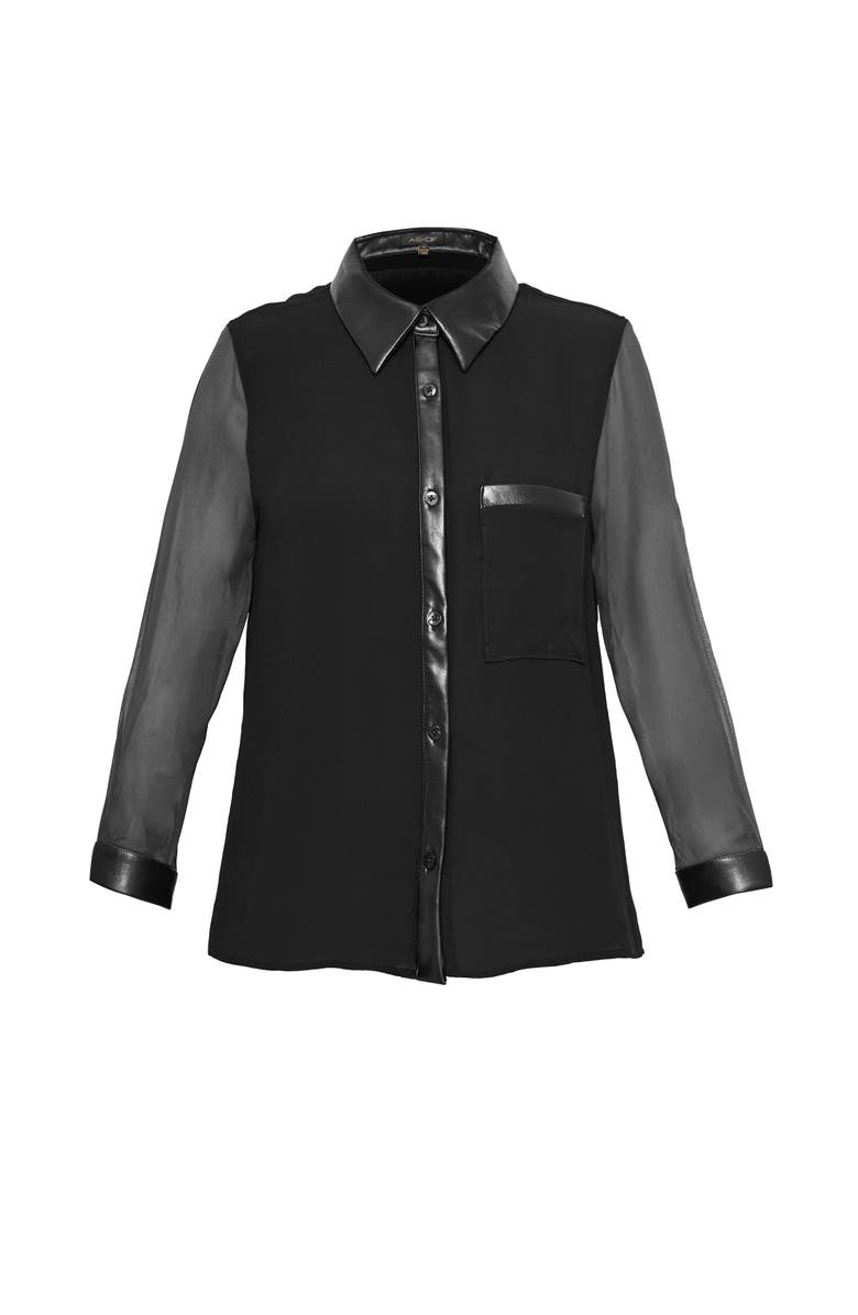 AS by DF Faith Blouse, Alternate, color, Black