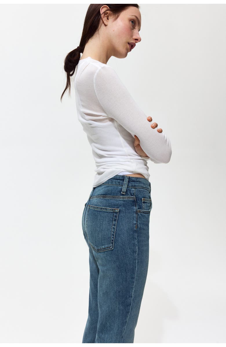 H&M Bootcut High Waist Jeans, Alternate, color, Denim Blue
